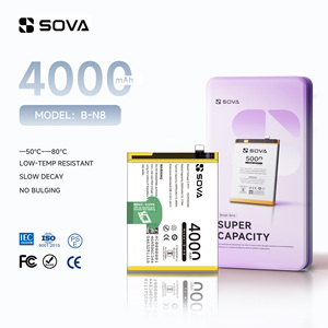 Sova แบตเตอรี่ลิเธียมโพลิเมอร์ความจุสูงสำหรับ <span class=keywords><strong>VIVO</strong></span> V20 V20 Pro <span class=keywords><strong>B</strong></span>-N8 3.87V 4000mAh 100% ทดสอบแล้วชาร์จเร็วโทรศัพท์มือถือ - Product Image 1