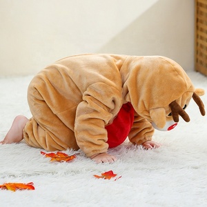 Tuta Invernale Natalizia Michley con Design a Renna in Peluche per Bambini, Atmosfera Festiva con Chiusura a Cerniera - Product Image 3