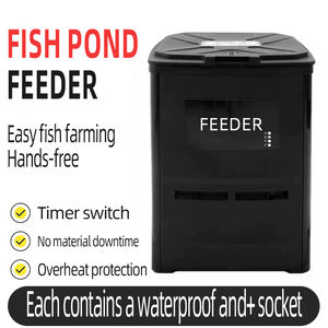 Alimentador automático de alta velocidade para lagoas Alimentador automático completo para fazendas de peixes Alimentador cronometrado para ração Loach em aquicultura - Product Image 2
