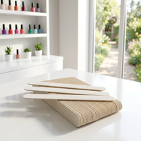 Limes à ongles jetables blanches K 100/180 180/240 grains, double face, outils professionnels de salon, paquet de 50 pièces, logo personnalisé