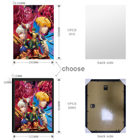 Meilleures ventes Hunter X Hunter Series 3D lenticulaire Anime affiche imprime cadre photo pour cadeau publicitaire