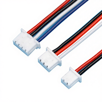 Câble à borne simple à pas de 1,25 mm 2/3/4-12P Isolation PVC Conducteur en cuivre pur Longueur personnalisée Équivalent électronique