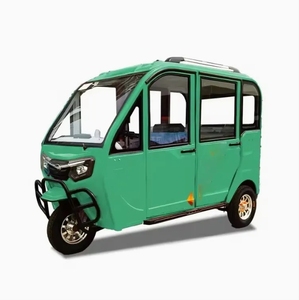 Mini scooter familial électrique à trois roues TRICYCLE électrique à basse vitesse pour usage passager Type de corps fermé pour service de taxi - Product Image 4