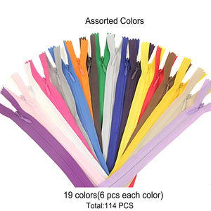 Chất lượng cao Nylon vô hình dây kéo với kết thúc mở tùy chỉnh chiều dài cho nhà thiết kế Dresses Hàng may mặc Túi giày - Product Image 4