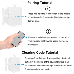 Qiachip Loại C Có Thể Thu Phí <span class=keywords><strong>RF</strong></span> 433Mhz Ngón Tay Robot Nút Pusher Bot Ánh Sáng Off Robot Đu Cánh Tay Rocker Từ Xa Chuyển Đổi - Product Image 5