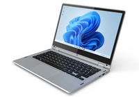 Ordinateur portable 14 pouces direct d'usine avec N3350 Celeron 128/256/512/1 to SSD Intel DDR3 nouveau clavier anglais pour ordinateur portable professionnel et étudiant