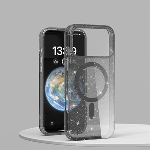 Nueva <span class=keywords><strong>Funda</strong></span> <span class=keywords><strong>Transparente</strong></span> Magnética con Diamantes Brillantes 2025 para <span class=keywords><strong>iPhone</strong></span> 17, 17 Air, Pro, 17 Pro Max, para <span class=keywords><strong>iPhone</strong></span> 16, 15, 14, 13, <span class=keywords><strong>12</strong></span>, 11 Pro - Product Image 4