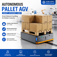 Robot AGV Gudang Pintar XBOT Kendaraan Berpemandu Otomatis Navigasi Magnetik Lidar Kapasitas 300KG Waktu Kerja 6-8 Jam Pabrik