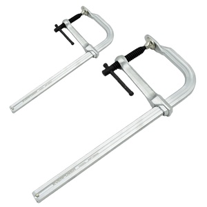 Prensa de Barra Tipo F de Alta Resistencia, Forjada, de Garganta Profunda, 100, 120, 140, 180 mm, para Trabajos en Metal, con Mango en T y Almohadilla Giratoria - Product Image 6