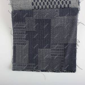 На заказ жаккардовая ткань из джинсовой ткани синего цвета 10*10 стиль не Стретч 100% хлопок для одежды для мальчиков и девочек - Product Image 5