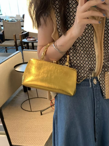 New Trendy Mini <b>Square</b> Crossbody Zipper Leather Bag Versatile Fashion Handheld Saddle for Women for Autumn Season Tanjing - Product Image 6
