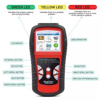 Araba tarayıcı KW830 ODB II evrensel teşhis aracı kontrol EOBD hata OBD2 kod okuyucu dizel pil Teste OBD otomatik motor arıza