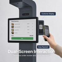 Kiosco de Reconocimiento IA de Bajo Costo Longfly para Comedores Inteligentes, Kiosco de Transformación Digital, Punto de Venta con Pesaje Automático