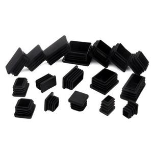 Black pp Square Plastic Tube <b>Cap</b> Tube Push Pull Plug <b>for</b> <b>Fence</b> <b>Post</b> - Product Image 3