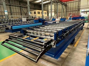 Tegola zincata completamente automatica TR72 TR101 ibr lamiera trapezoidale per tetti che fa la macchina per la formatura di rulli per tegole vendita calda in messico - Product Image 6