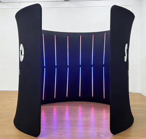 Toile de <span class=keywords><strong>fond</strong></span> de photomaton, toile de <span class=keywords><strong>fond</strong></span> scintillante pour photomaton, lumière musicale activée par la voix, <span class=keywords><strong>fond</strong></span> photo pour fêtes et événements - Product Image 2