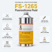 Huile diélectrique fluorosilicone FS-1265, fluide pour l'imprégnation des condensateurs de transformateurs, isolation haute tension