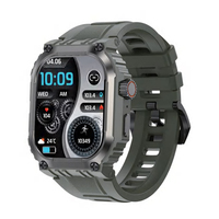 Reloj Inteligente GPS ODM con Pantalla Cuadrada TFT HD de 1.83 Pulgadas, Monitor de Ritmo Cardíaco, Monitor de Sueño, Brújula, Resistente al Agua IP68, para Deportes al Aire Libre