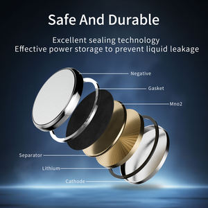 เซลล์เหรียญแบบชาร์จไฟไม่ได้สำหรับลำโพงกล้องและนาฬิกานาฬิกานาฬิกาแบตเตอรี่ลิเธียมแบบกระดุม CR2450ของฟิลิปส์ - Product Image 3