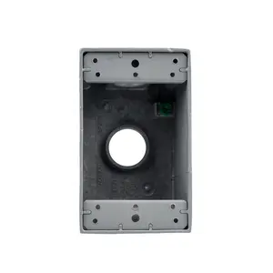 電気3コンセント穴3/4 "穴18.3立方インチ米国標準壁スイッチアルミニウムダイキャストジャンクションボックス (1B50-3)
