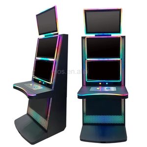 オプションプリンターとビルアクセプター43 "C湾曲タッチスクリーンコイン式スタンドアップ金属製スキルゲームキャビネットマシン - Product Image 2
