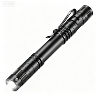 Zorro Tactical EDC – stylo torche LED en acier inoxydable, batterie AA, Mini lampe torche portable pour le camping, multifonctionnelle, portée du faisceau de 100 à 200m