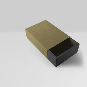 Caja de cartón deslizante de color claro para regalo cosmético pequeño, personalizada, reciclable, de cuero bovino, estilo boutique. - Product Image 4