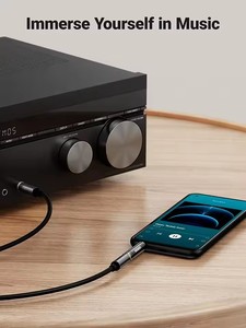 AV168 UGREEN Adaptador de <span class=keywords><strong>Cable</strong></span> de Audio Estéreo de 3.5mm <span class=keywords><strong>Macho</strong></span> <span class=keywords><strong>a</strong></span> <span class=keywords><strong>2</strong></span> <span class=keywords><strong>RCA</strong></span> <span class=keywords><strong>Hembra</strong></span>, Adaptador <span class=keywords><strong>RCA</strong></span> Chapado en Oro, Adaptador de <span class=keywords><strong>Cable</strong></span> para Auriculares - Product Image 3