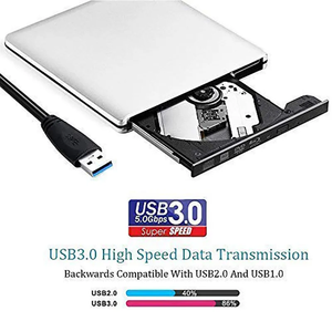 Unidad de grabación de <span class=keywords><strong>Blu</strong></span>-<span class=keywords><strong>Ray</strong></span> externa USB 3.0, reproductores de DVD, grabadora de <span class=keywords><strong>Blu</strong></span>-<span class=keywords><strong>Ray</strong></span>, lector de CD y DVD, unidad óptica delgada 3D para <span class=keywords><strong>Windows</strong></span>/IOS - Product Image 2