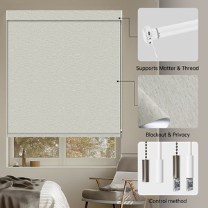 Motorized Smart Window Roller Shades Blackout Motorized Indoor Office Blackout Roller Window Automatic <strong>Blinds</strong> - Product Image 2