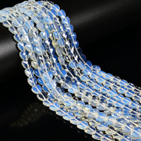 Perles en forme de cœur à facettes en améthyste, opalite, turquoise africaine et sodalite de 8 mm en gros pour la fabrication de bijoux, bracelets, boucles d'oreilles et fournitures d'artisanat DIY