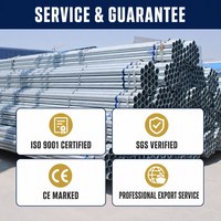 Tube d'échafaudage en acier galvanisé à chaud ERW 48,3x1,5mm 6M pour clôtures et structures de support temporaires, tubes d'échafaudage GI