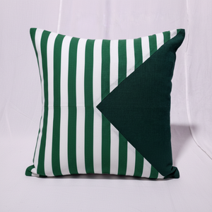 Cojín y funda de almohada de lino puro de excelente calidad, tela tejida con patrón Floral y rayas para decoración del hogar - Product Image 1