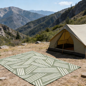 Tapis portable écologique et tendance, imperméable, résistant à l'humidité, durable, pour le camping, la plage et les voyages - Product Image 1