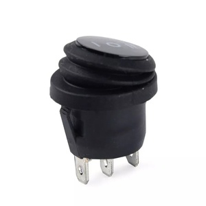 Công tắc bật tắt tròn 3 chân ON-OFF-ON cho ô tô, thuyền, SPDT 6A/250V 10A/125VAC, dùng cho ô tô, thuyền, xe tải, SUV - Product Image 5