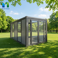 Maison préfabriquée pliable sur mesure résistante au vent pour bureau et stockage, conteneur pliant, maison pliable préfabriquée