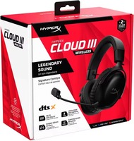 HyperX Cloud 3 77Z46AA 77Z45AA Merah Hitam Headset Gaming Nirkabel Headset Gaming PC Earphone Gaming Headset dengan Mikrofon