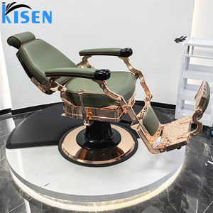 Fauteuil <span class=keywords><strong>de</strong></span> Barbier Inclinable KISEN en Cuir Synthétique pour Salon <span class=keywords><strong>de</strong></span> Coiffure, Fauteuil <span class=keywords><strong>de</strong></span> Barbier Spécialisé pour <span class=keywords><strong>Coiffeur</strong></span>, Mobilier <span class=keywords><strong>de</strong></span> Salon - Product Image 5