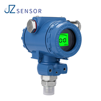 Capteur de pression à diaphragme fileté sanitaire JZSensor pour les industries de l'hygiène, des aliments et des boissons, en acier inoxydable pour liquides