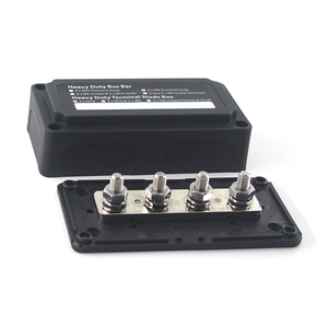 Amomd DC 48V <span class=keywords><strong>300A</strong></span> 4-polige Hochleistungs-Stromschiene für Marine und Wohnmobile, Verzinnte Kupferschiene für Wohnmobile und Boote - Product Image 5