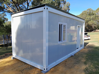 Maison Modulaire Préfabriquée en Acier de 40 pieds CY, Cabine Conteneur Détachable, Boutique, Maison Mobile de Secours d'Urgence, Chambre à Panneaux Sandwich