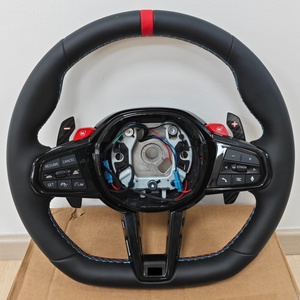 Volante Deportivo LCI de Cuero Mejorado para <span class=keywords><strong>BMW</strong></span> F10 F22 F30 F33 F80 M4 F82 G05 G20 G30 G42 540i - Product Image 1