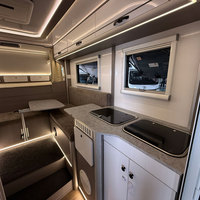 Camper de pick-up en fibre de verre sur mesure, à glissière, à coque rigide, pour camping en plein air et voyages tout-terrain