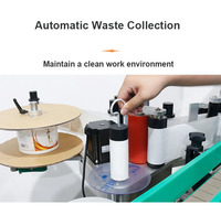 Applicateur d'étiquettes entièrement automatique Machine d'étiquetage de bouteilles rondes et machine de scellage par induction électromagnétique
