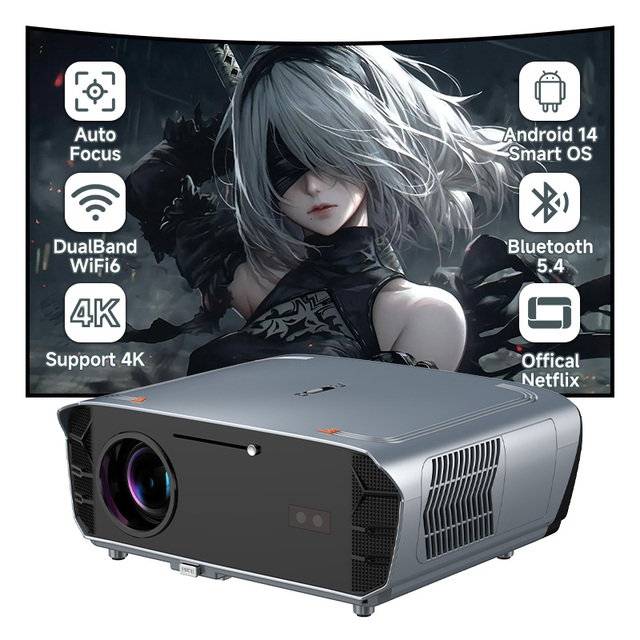 OEM NEW Projectors with Google Certified TV Smart HD 1080P 4K Android 14 WiFi Office Education Multipurpose Proyector