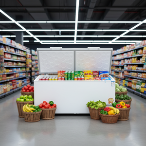 Congelador Vertical de Doble Puerta de Gran Capacidad, Diseño Personalizado OEM para Uso Doméstico, en Garajes, Supermercados y Almacenamiento Comercial, Manos Libres L - Product Image 2