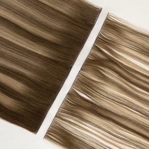 Nuove extension per capelli umani a doppia trama a doppio Volume grezzo vergine europeo - Product Image 2