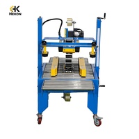 Machine à sceller les cartons semi-automatique manuelle HEKON HKF-5050, machine à sceller les boîtes à ruban adhésif, scelleuse de cartons côté droit et gauche