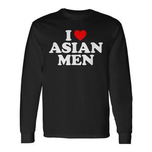 T-shirt à manches longues I Love Asian Men - Product Image 1