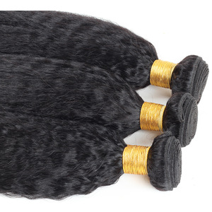 Kinky Straight 100% Virgin Remy Haar Bulk Bundels Multi-Donor Klitvrij 8 Inch Natuurlijke Textuur Yaki Stijl voor Vlechten - Product Image 3